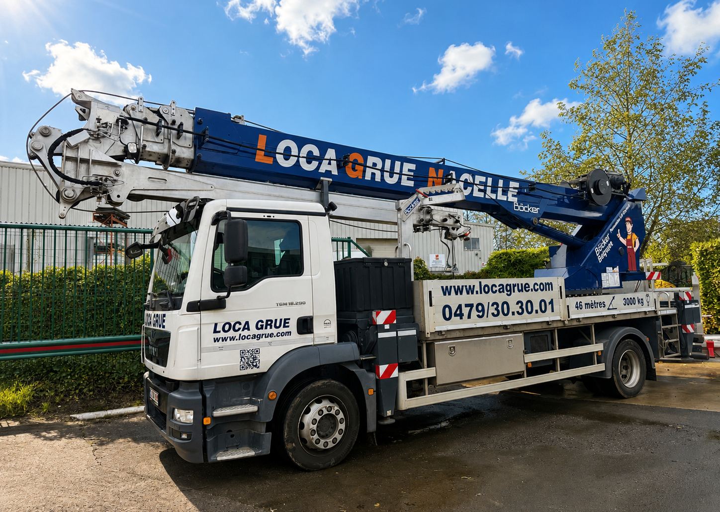Grue sur camion Loca Grue