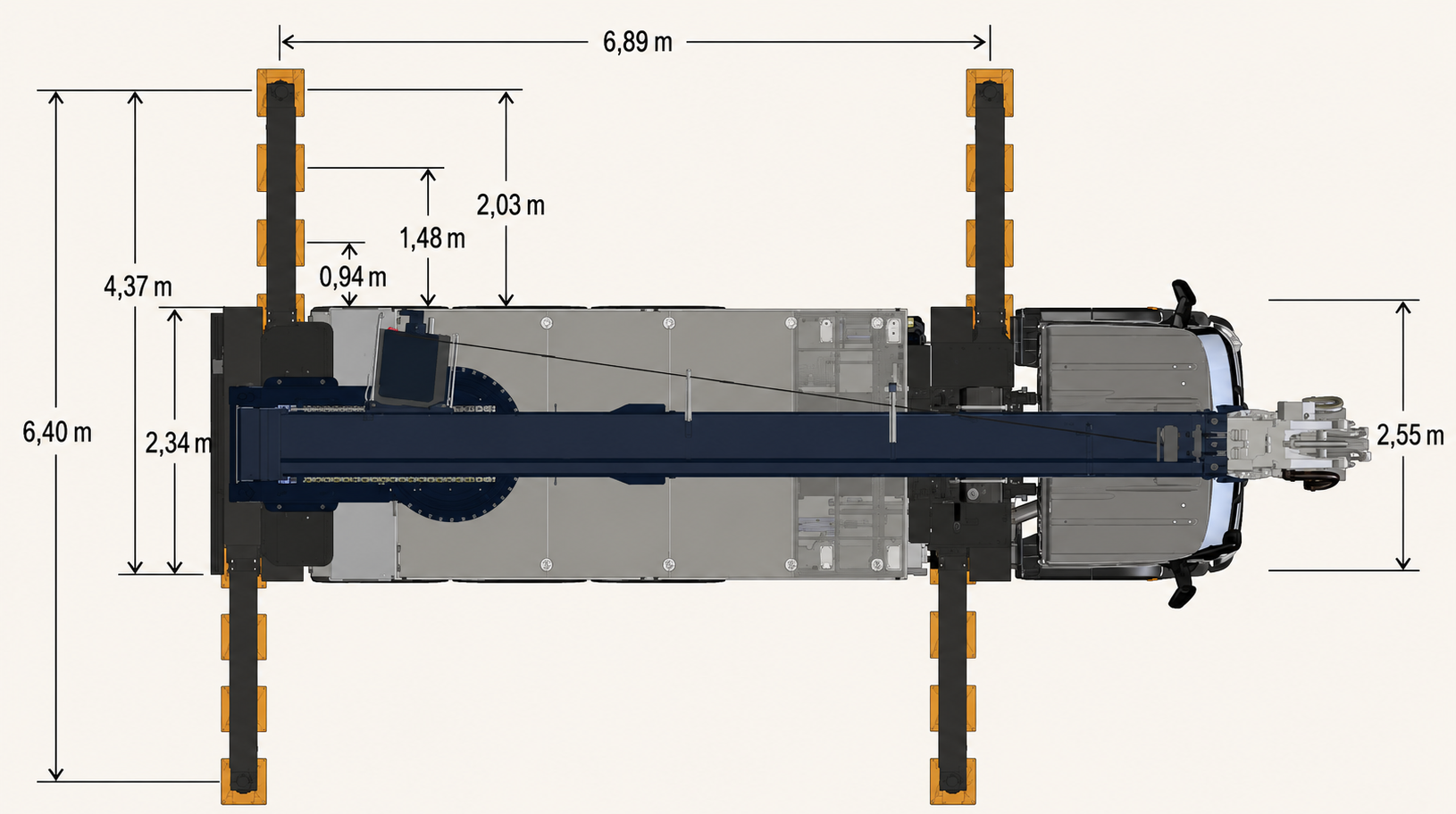 Dessin Grue sur camion Loca Grue